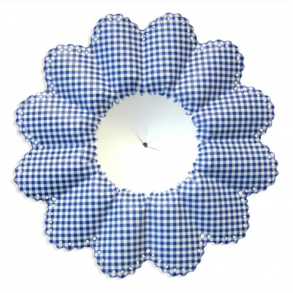 Bouquet Holder checkered blue ( 25 pieces )