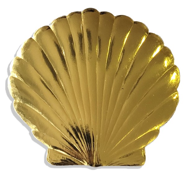 Shell Set Of 2 pcs. made from Dresden foil paper