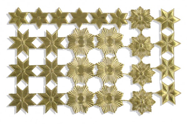 Medals Stars Set Of 26 pcs. made from Dresden foil paper