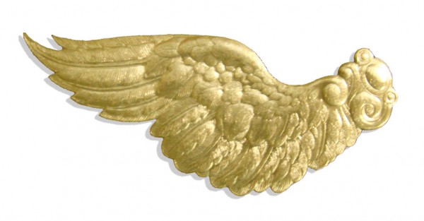 Dresden Angel Wings Big Set Of 4 pcs. made from Dresden foil paper
