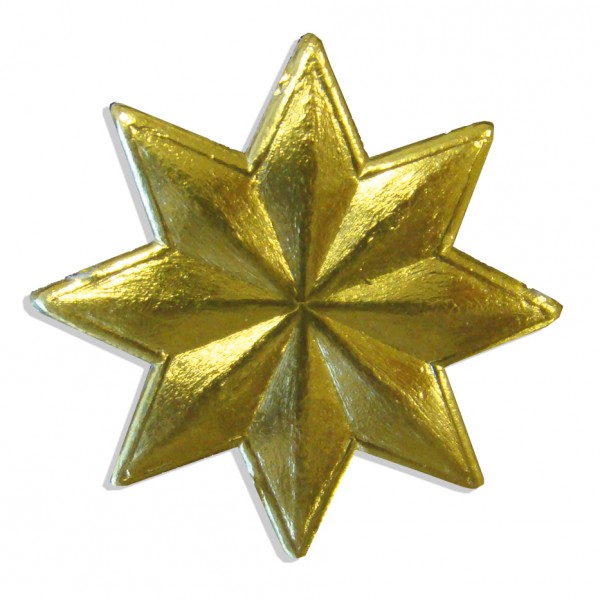 Star Set Of 24 pcs. made from Dresden foil paper